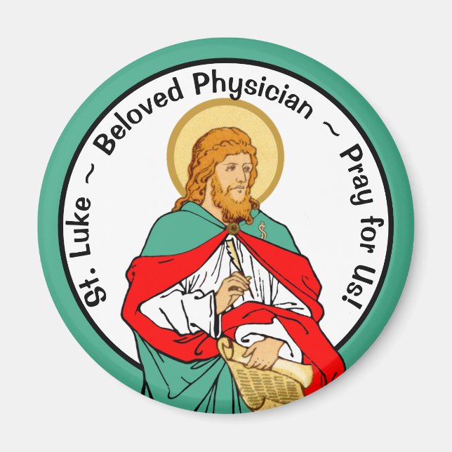 St. Luke, geliebter Arzt (RLS 08; MedVers.) Magnet (Vorne)