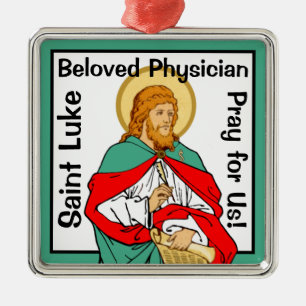 St. Luke, geliebter Arzt (RLS 08; MedVers.) Ornament Aus Metall