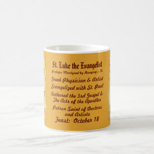 St. Luke l'évangéliste (RLS 08) Café Mug 2a