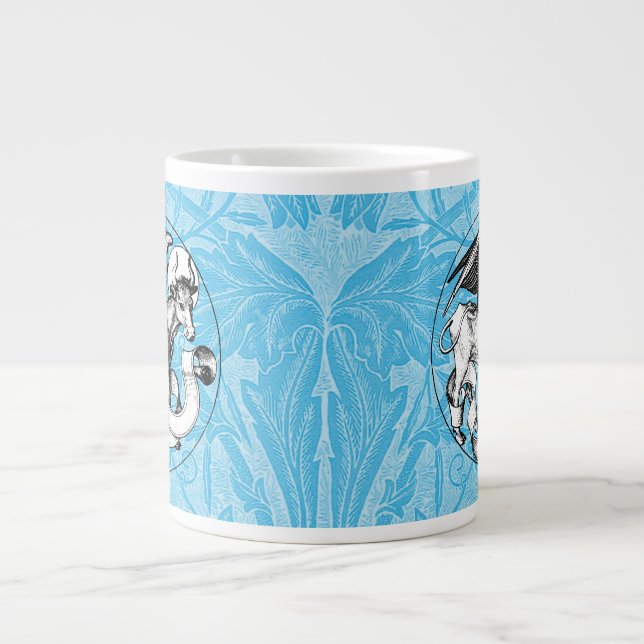 St. Luke's Emblem Winged Bull Jumbo-Tasse (Vorderseite)
