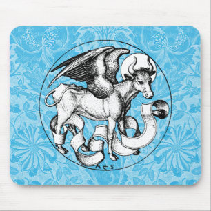 St. Luke's Emblem Winged Bull Mousepad