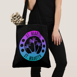 St. Maarten Blue Gradient Sint Martin Tasche