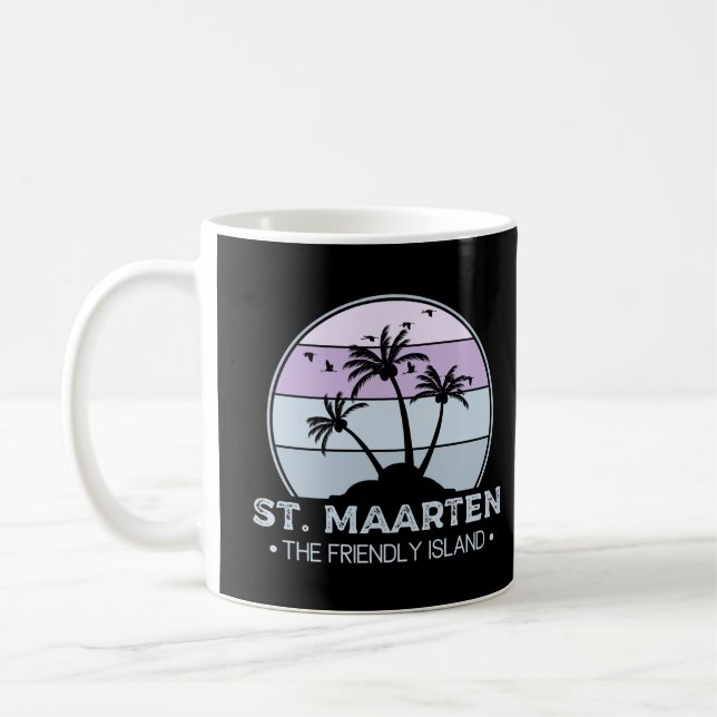 St. Maarten Das freundliche Retro der Insel Sint M Kaffeetasse (Links)