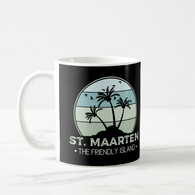 St. Maarten Das freundliche Retro der Insel Sint M Kaffeetasse (Links)