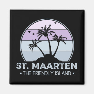 St. Maarten Das freundliche Retro der Insel Sint M Magnet