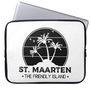 St. Maarten Die freundliche Insel Sint Martin Laptopschutzhülle