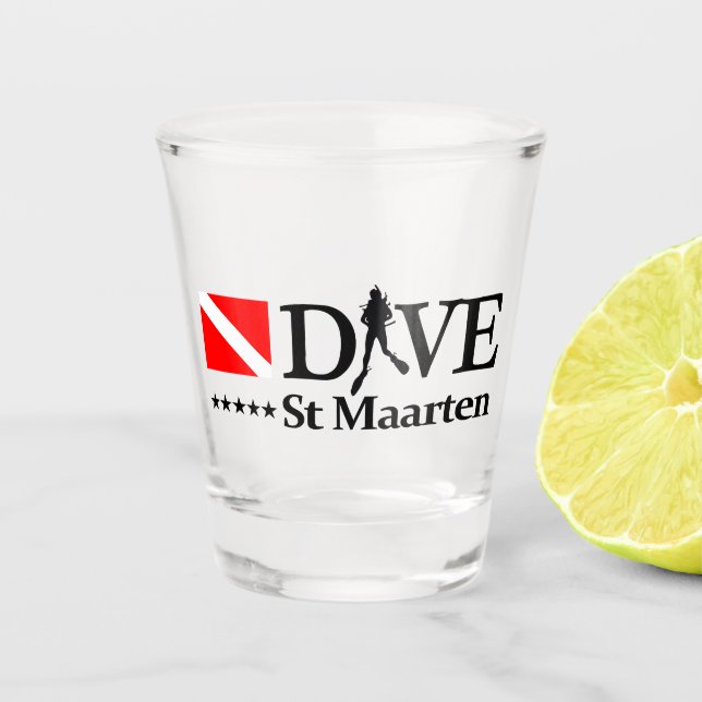 St Maarten DV4 Schnapsglas (Vorderseite)