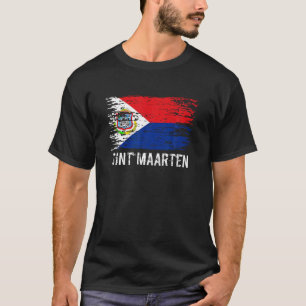 St Maarten Flaggenpreis Vintag Maarten Root Gift S T-Shirt