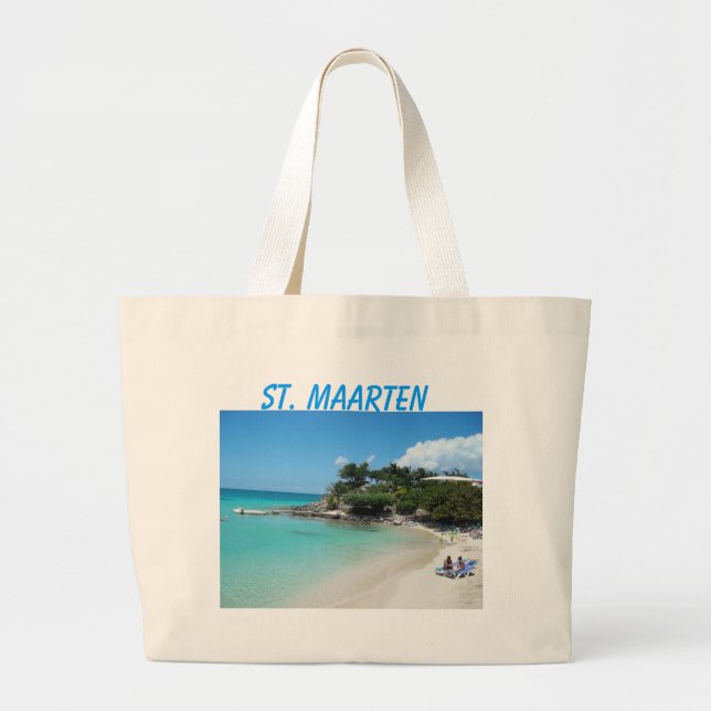 St. Maarten Jumbo Stoffbeutel (Vorne)
