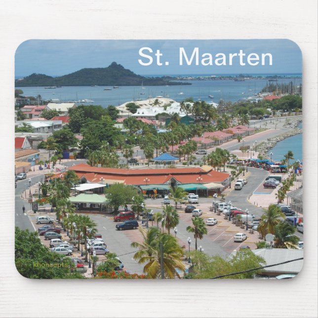 St. Maarten - Marigot Bay Mousepad (Vorne)