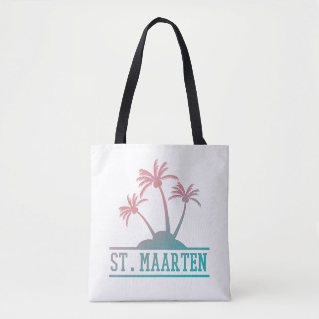 St. Maarten | Sint Martin Gradient Tasche (Vorderseite)