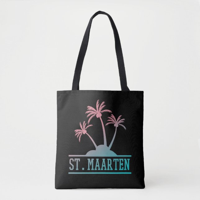 St. Maarten | Sint Martin Gradient Tasche (Vorderseite)