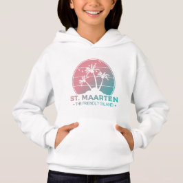 St. Maarten | Sint Martin Retro Gradient Hoodie