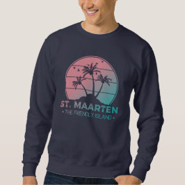 St. Maarten | Sint Martin Retro Gradient Sweatshirt