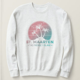 St. Maarten | Sint Martin Retro Gradient Sweatshirt