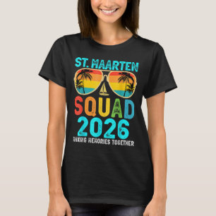 St Maarten-Truppe 2026 Urlaub Freund Familie T-Shirt