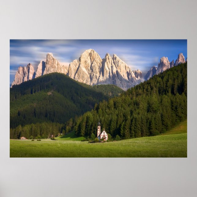 St. Magdalena | Val di Funes Poster (Vorne)
