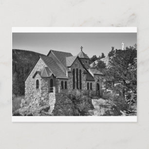 St Malo Kapelle auf dem Felsen Colorado BW Postkarte