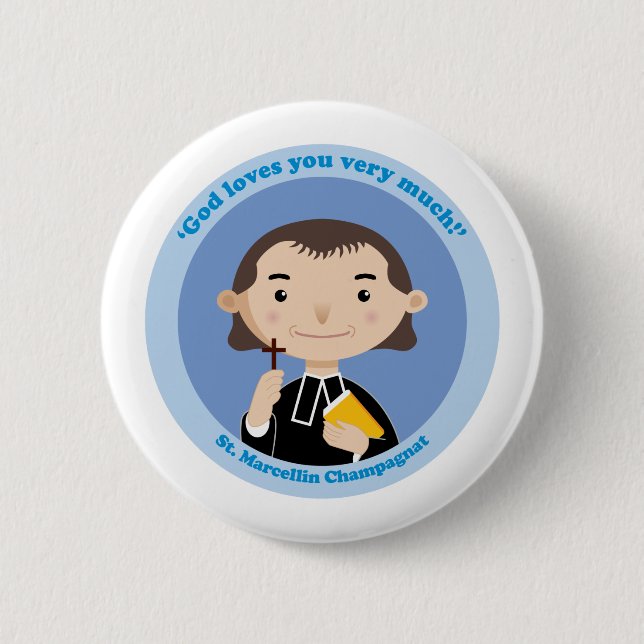 St. Marcellin Champagnat Button (Vorderseite)