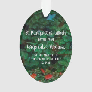 St. Margaret d'Antioche (détail; M 070) Acrylique