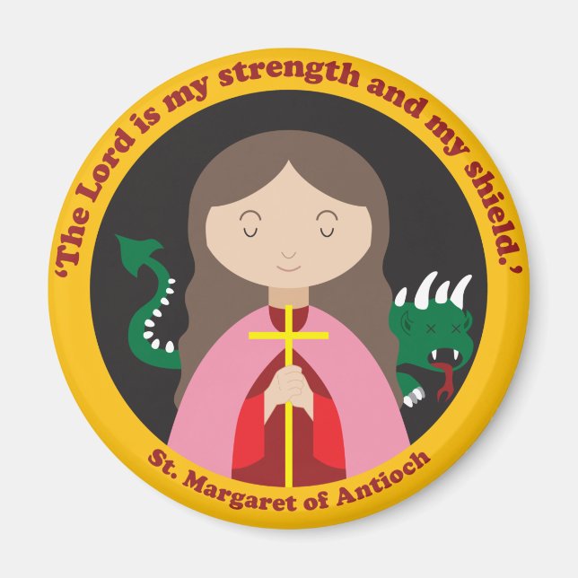 St. Margaret von Antioch Magnet (Vorne)