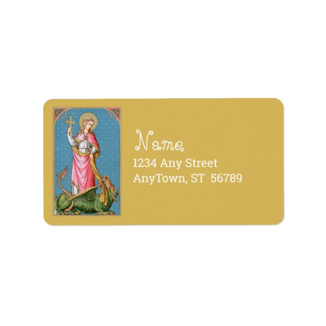St. Margaret von Antioch (SAU 038) Adressaufkleber (Vorne)