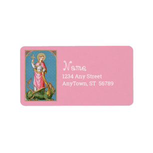 St. Margaret von Antioch (SAU 038) Adressaufkleber