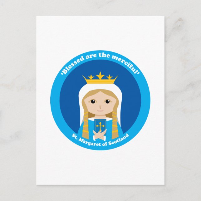 St. Margaret von Schottland Postkarte (Vorderseite)
