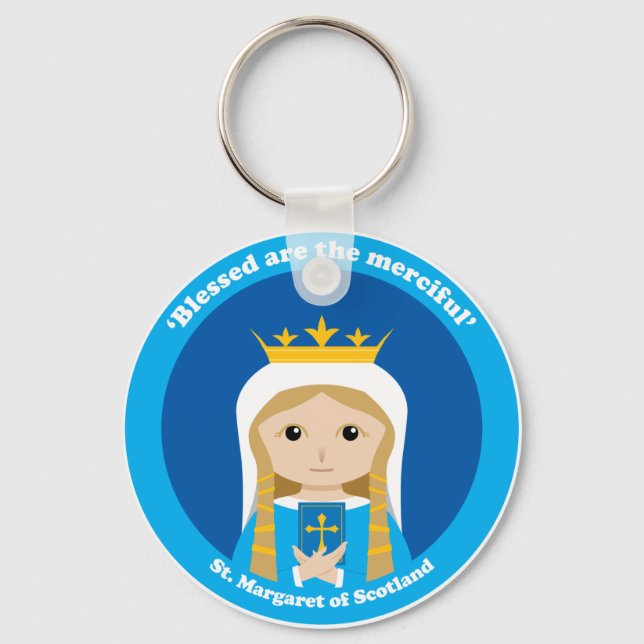 St. Margaret von Schottland Schlüsselanhänger (Vorderseite)