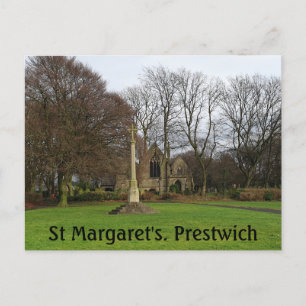 St Margaret's, Prestwich Postcard Postkarte