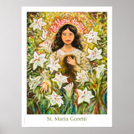 St. Maria Goretti katholisches Klassenposter Poster