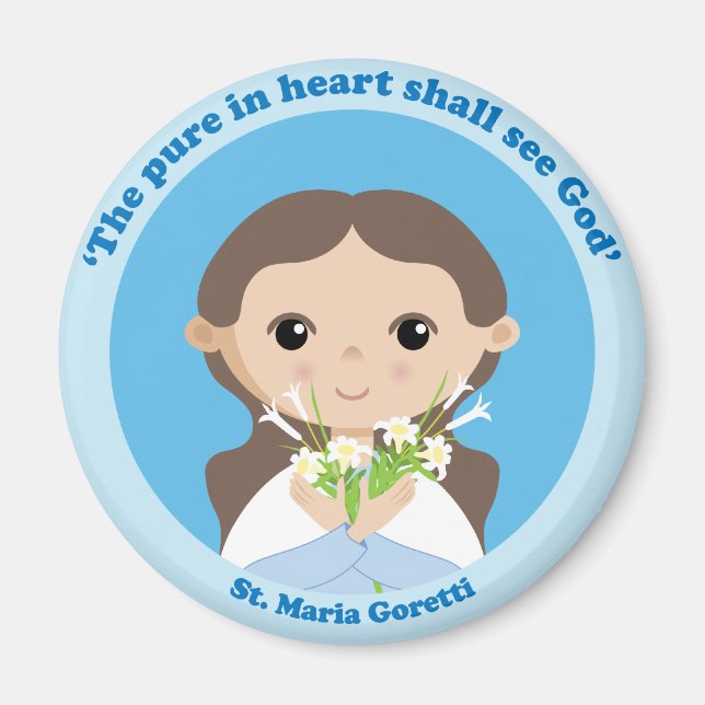 St. Maria Goretti Magnet (Vorne)