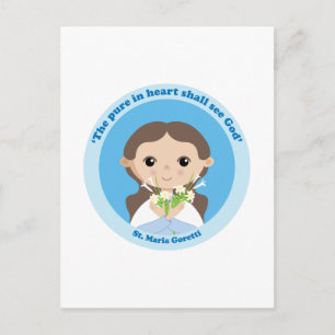 St. Maria Goretti Postkarte