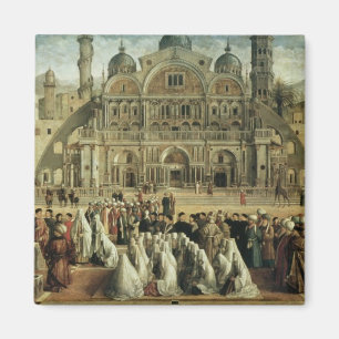 St Mark, das in Alexandria, Ägypten, 1504-07 Magnet