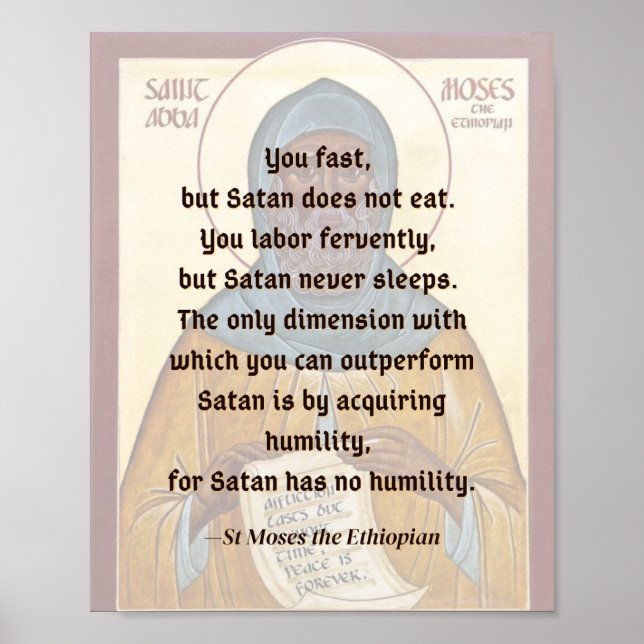 St Mark Humility Print Poster (Vorne)