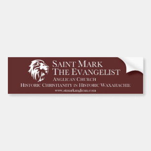 St. Mark the Evangelist Anglican bumper sticker