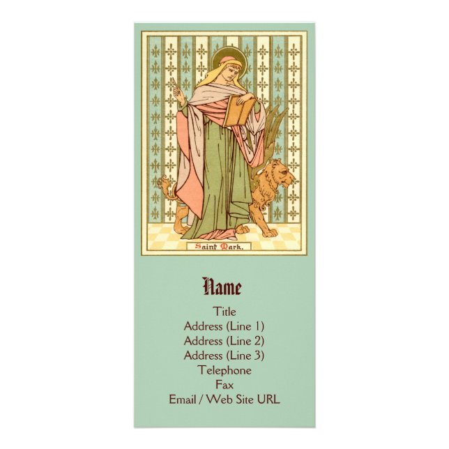St. Mark the Evangelist (RLS 03) (Stil 1) Werbekarte (Vorne)