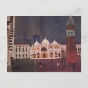 St. markiert quadratische Postkarte