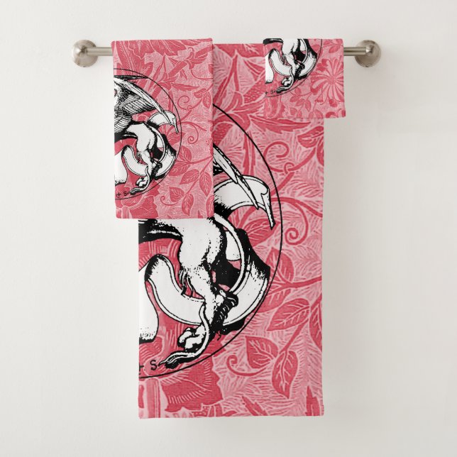 St. Mark's Emblem Winged Lion Badhandtuch Set (Insitu)