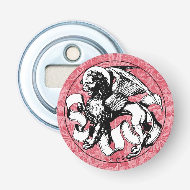 St. Mark's Emblem Winged Lion Flaschenöffner (Vorderseite)