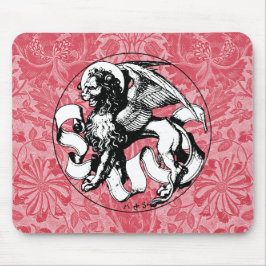 St. Mark's Emblem Winged Lion Mousepad
