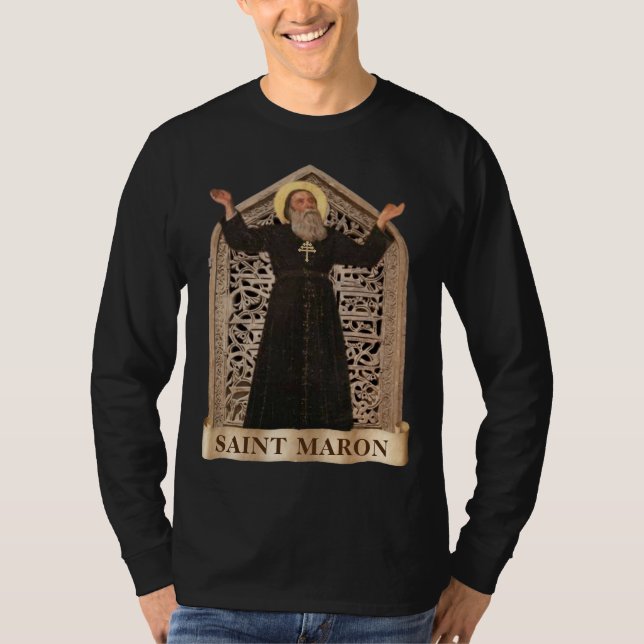 St. Maron (Maroun) مَ ا و Maronitkirche رُ T-Shirt (Vorderseite)