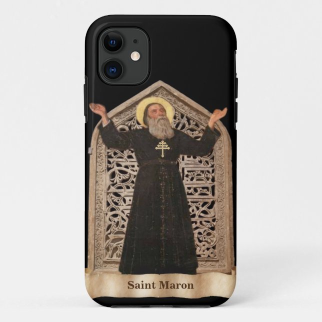 St. Maron, Schirmherr der katholischen Kirche von  Case-Mate iPhone Hülle (Rückseite)