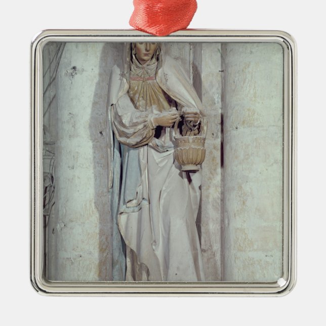 St. Martha Silbernes Ornament (Vorne)