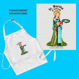 St. Martha von Bethany in Ihre Küche (Schlicht) Schürze
