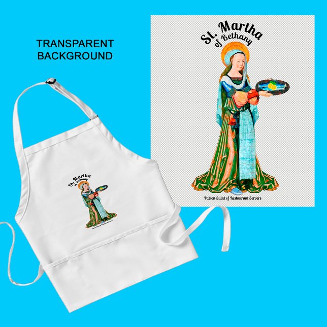 St. Martha von Bethany in Ihre Küche (Schlicht) Schürze (Von Creator hochgeladen)