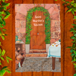 St. Martha von Bethany's Kitchen Geschirrtuch