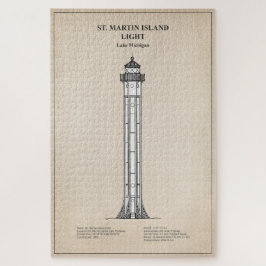 St. Martin Island Lighthouse - Michigan - SBD