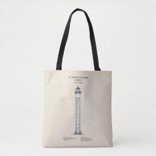 St. Martin Island Lighthouse - Michigan - SBD Tasche