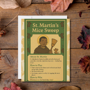 St. Martin Mice Sweep Saint Game Sign